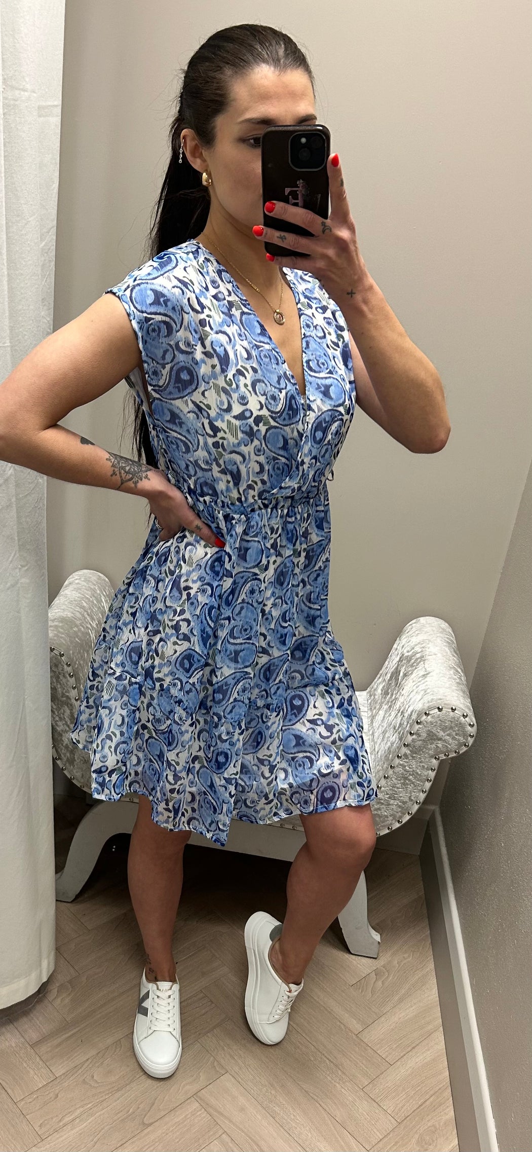 Toly blue dress