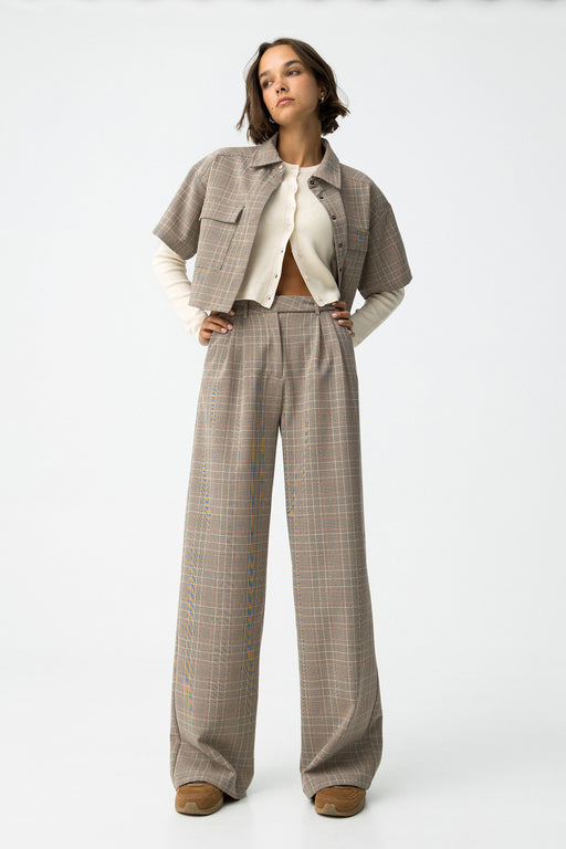 Panny check trousers