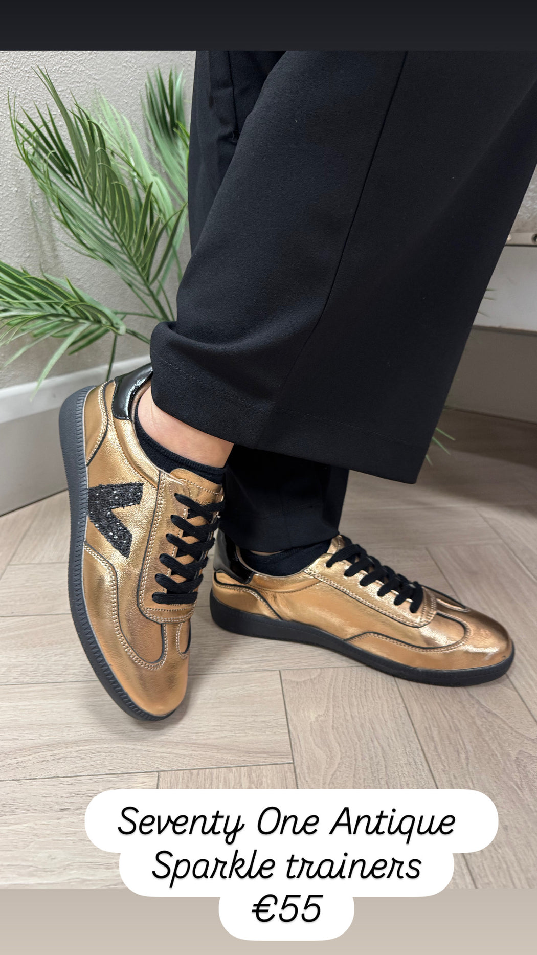 Seventy One Antique Sparkle trainers