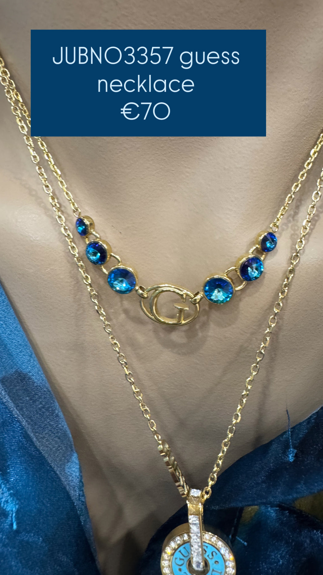 JUBN03357 guess necklace