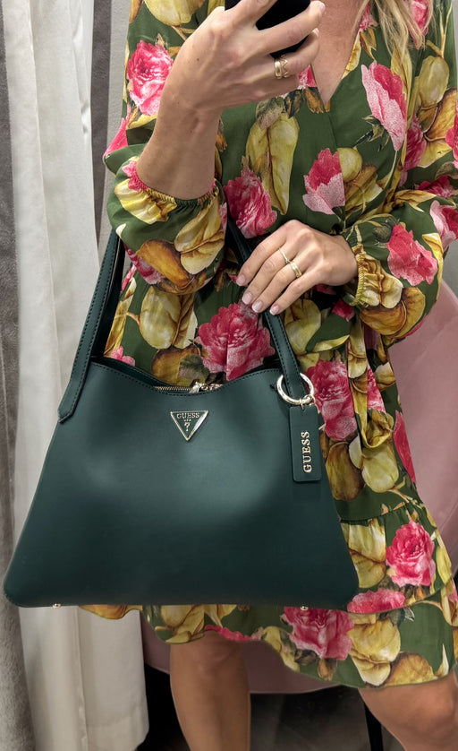 Guess forest green sora shoulder bag VG950722