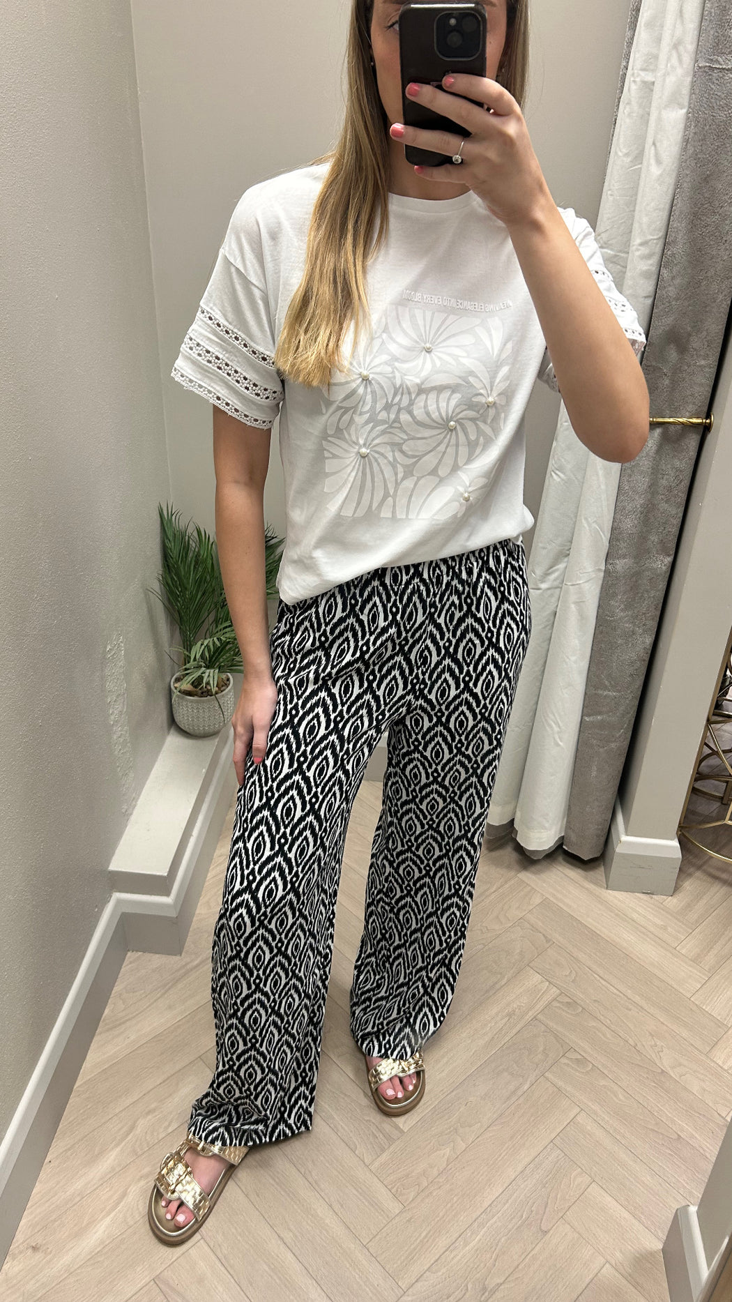 Nolita monochrome trousers
