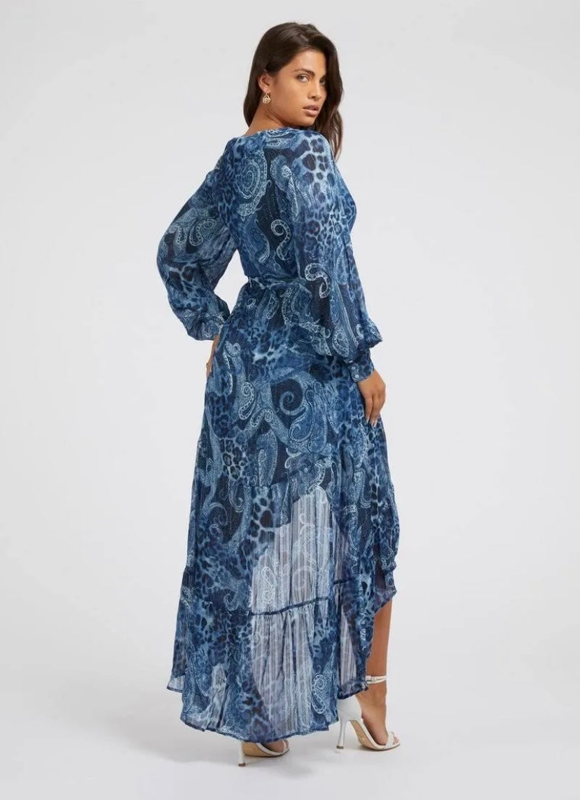 Guess Eco Bahia Wrap Maxi Dress