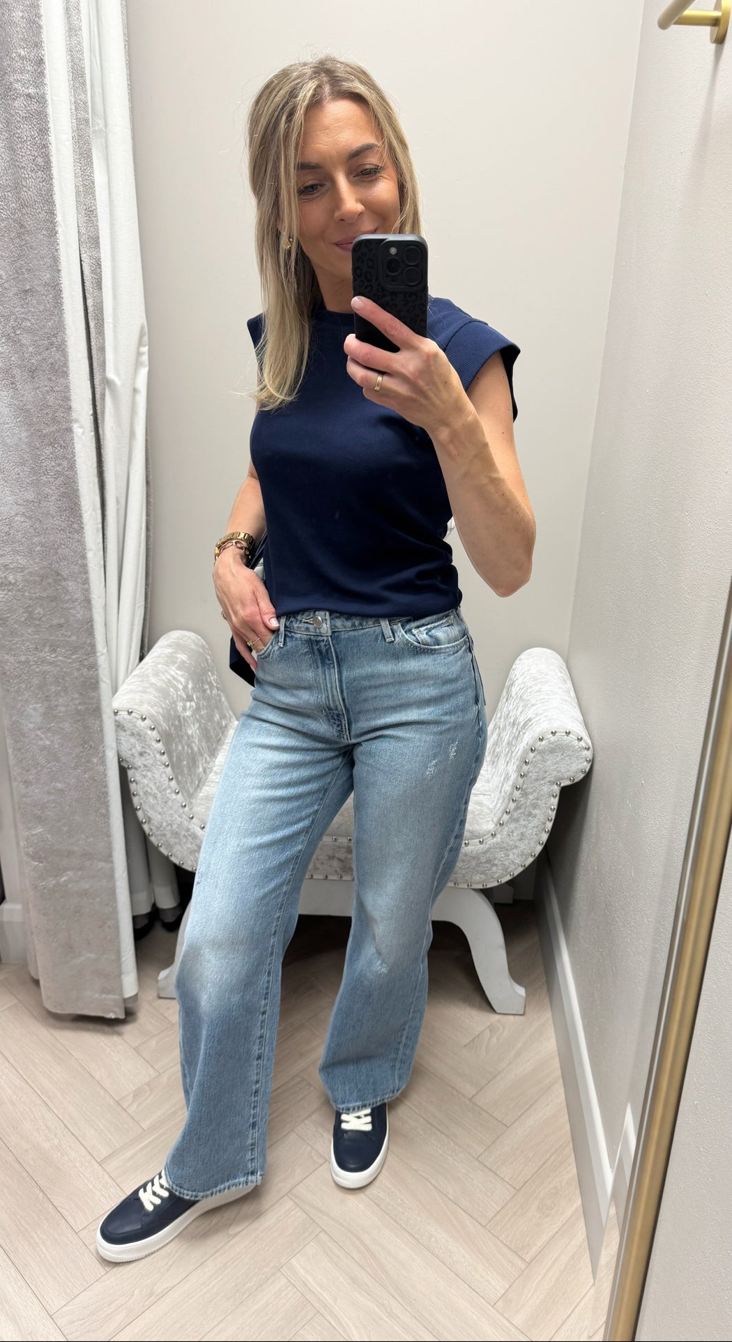 Guess Jodi high rise wide leg jean