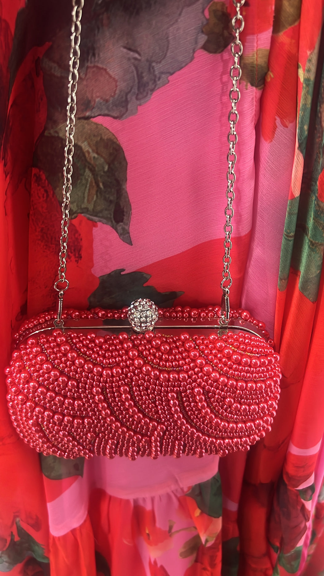 Raspberry Pearl 111 clutch