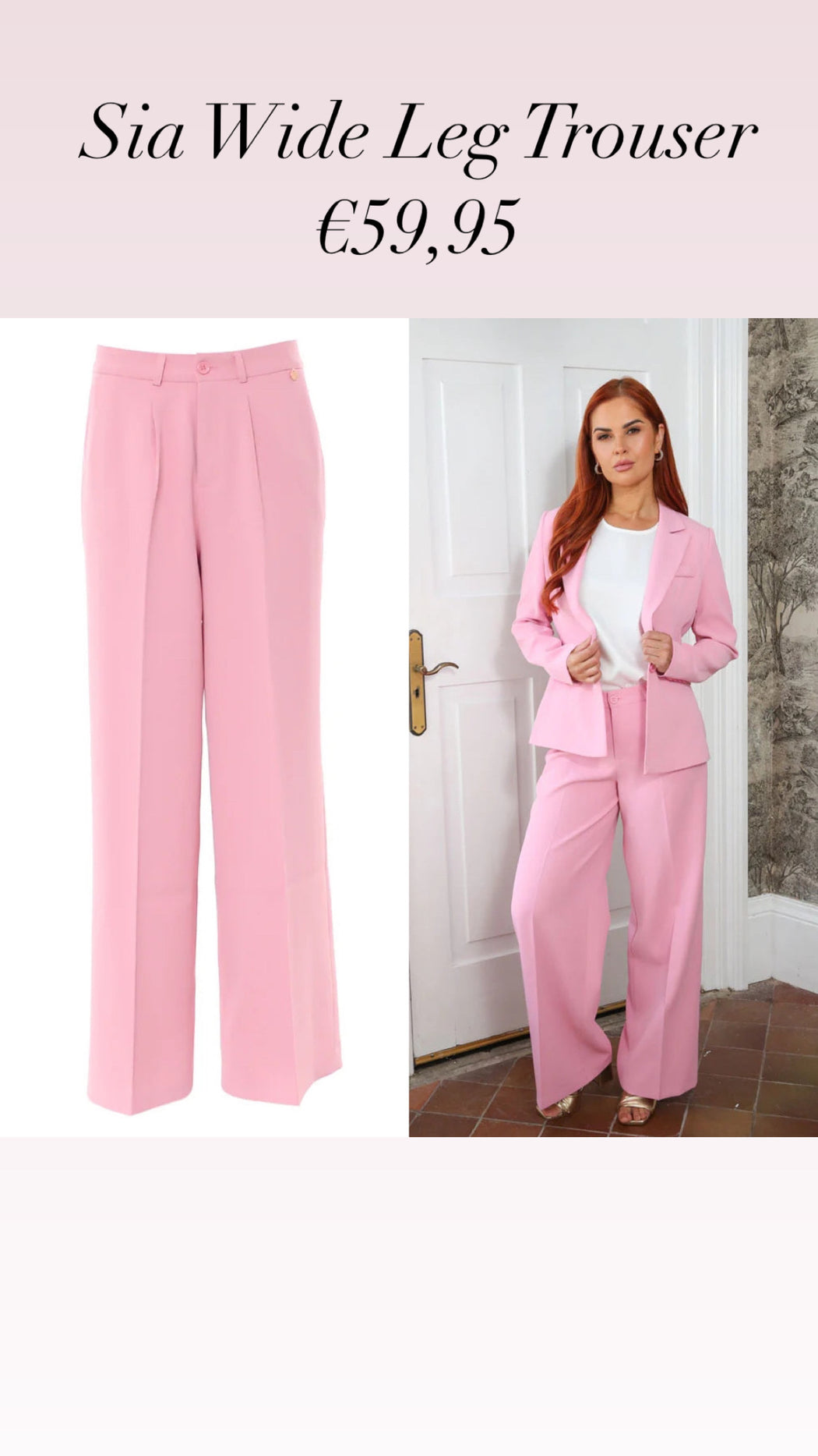 Sia Wide Leg Trouser