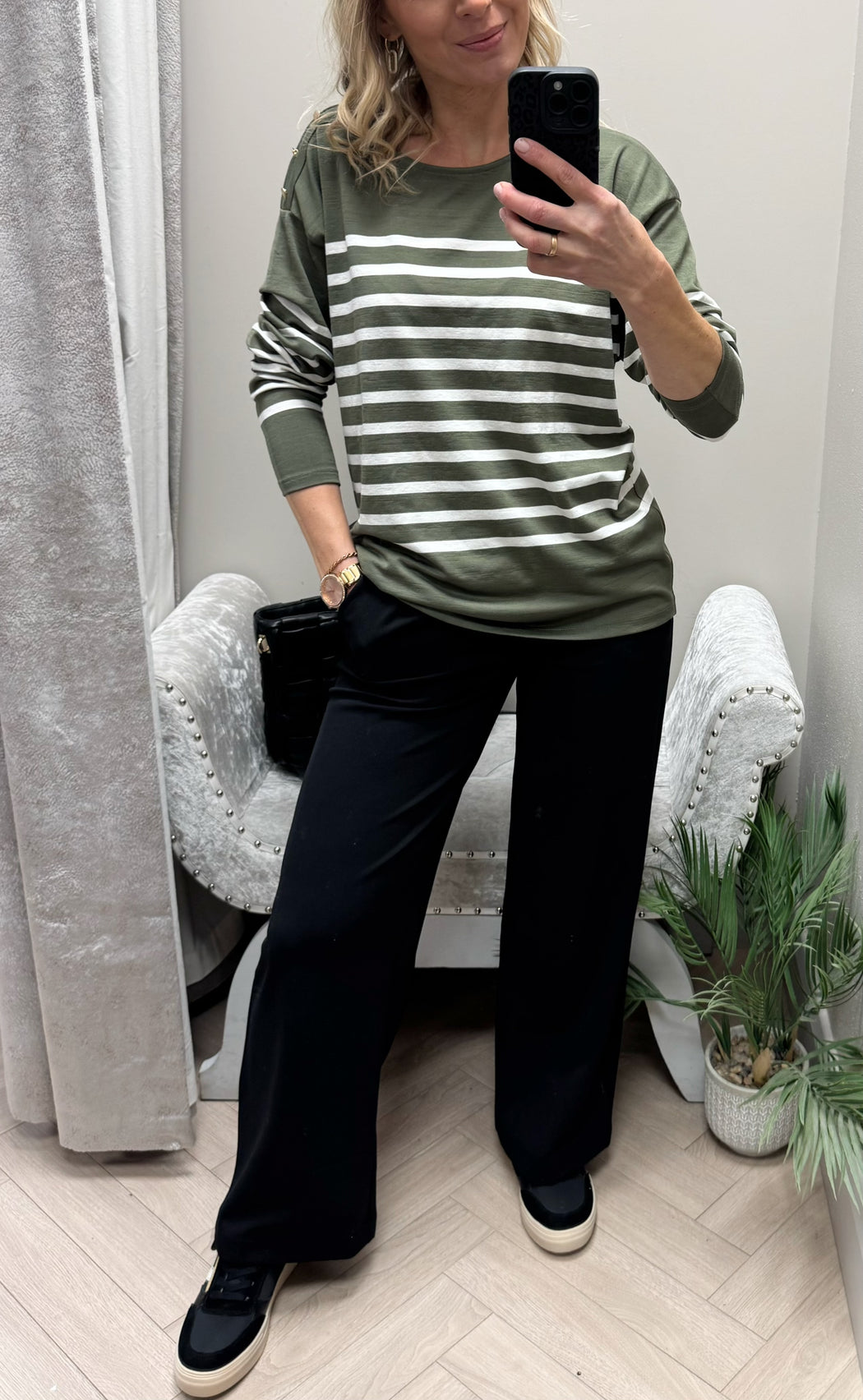 Venice jumper moss green