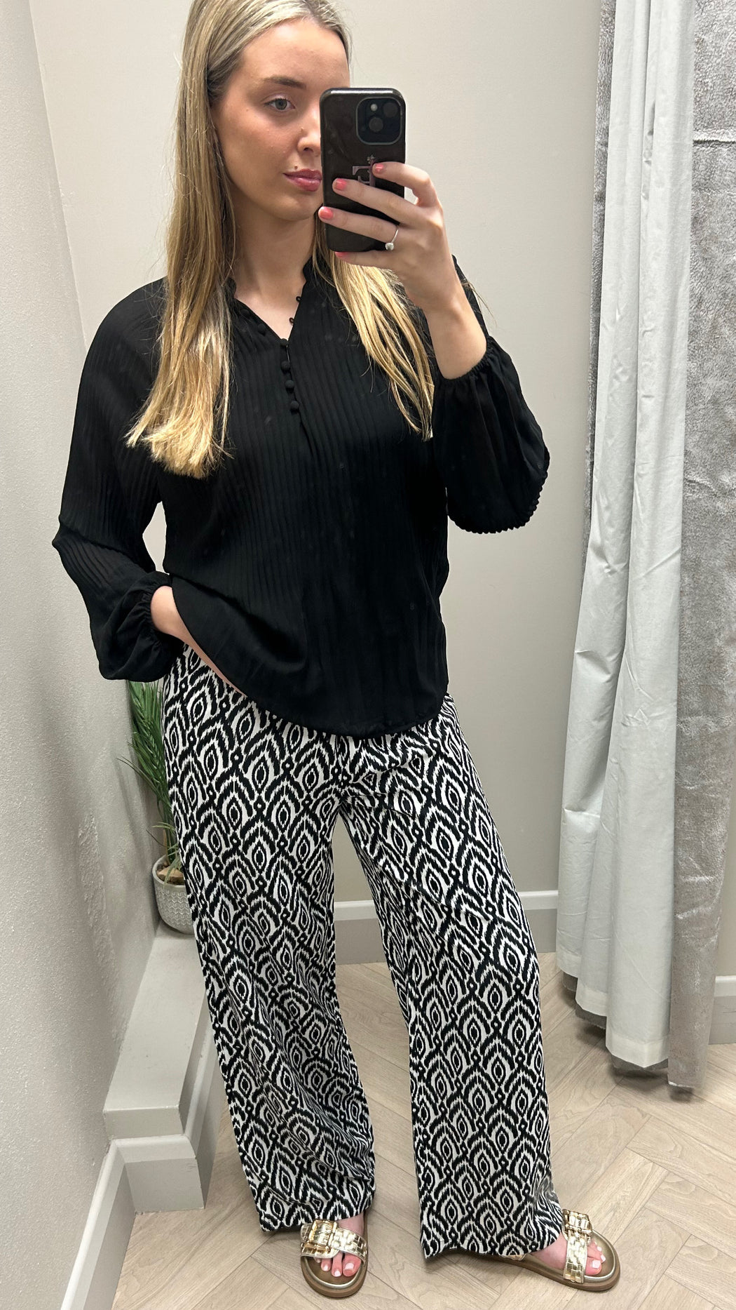 Nolita monochrome trousers