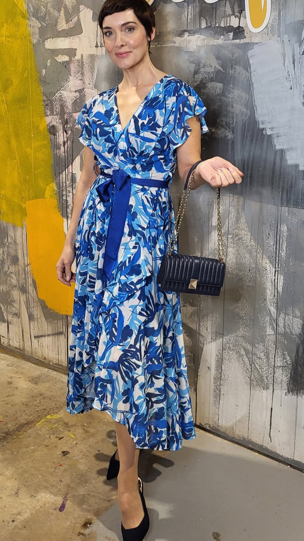 BALLERINA DRESS IN BLUE