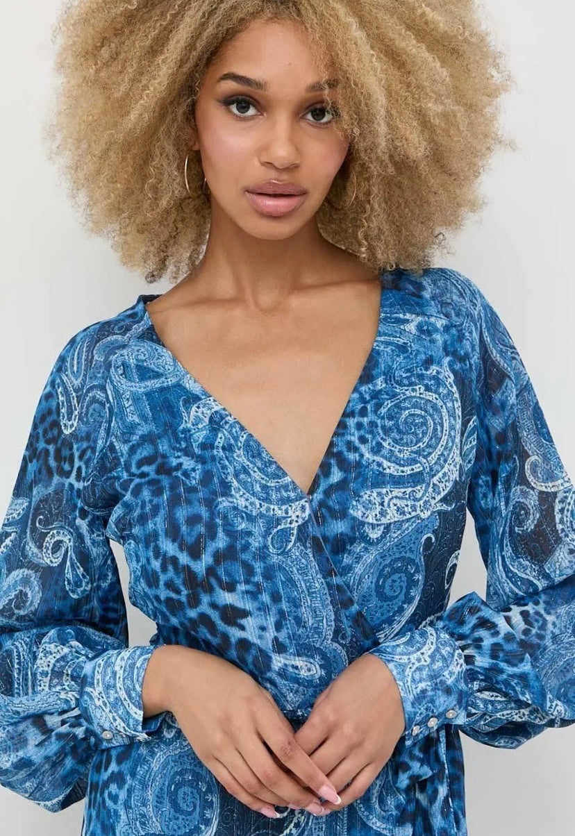 Guess Eco Bahia Wrap Maxi Dress