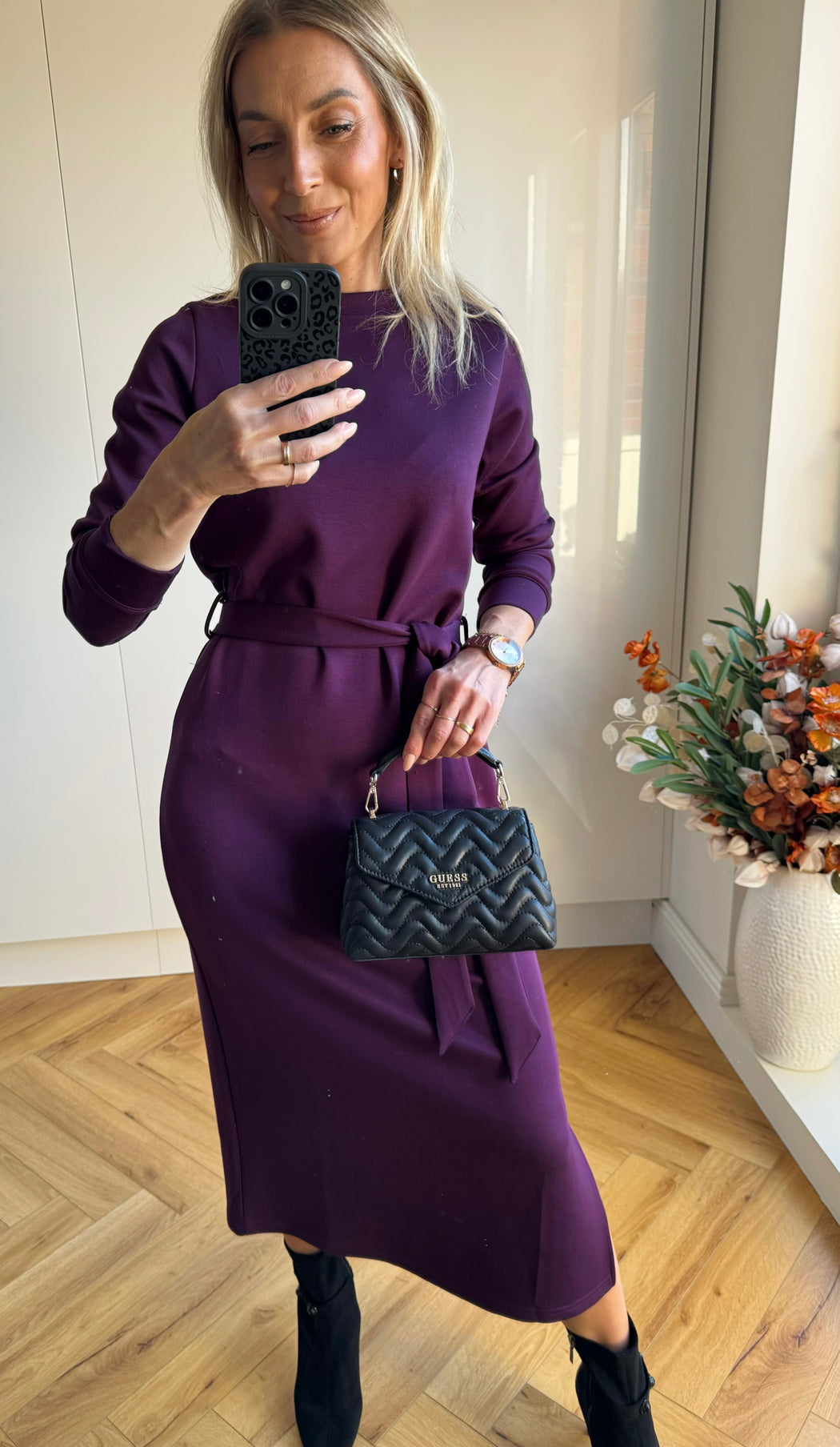 Lynette Dress Plum