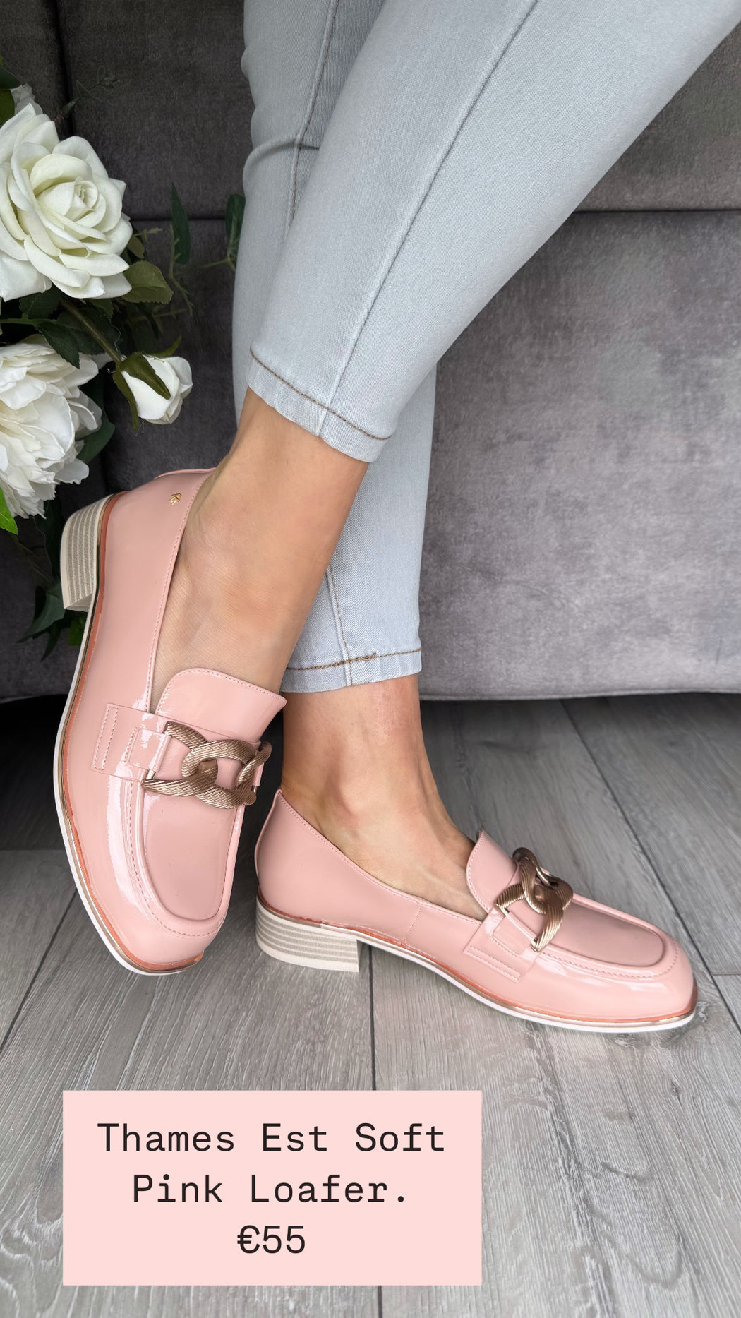 Thames Est Soft Pink Loafer.