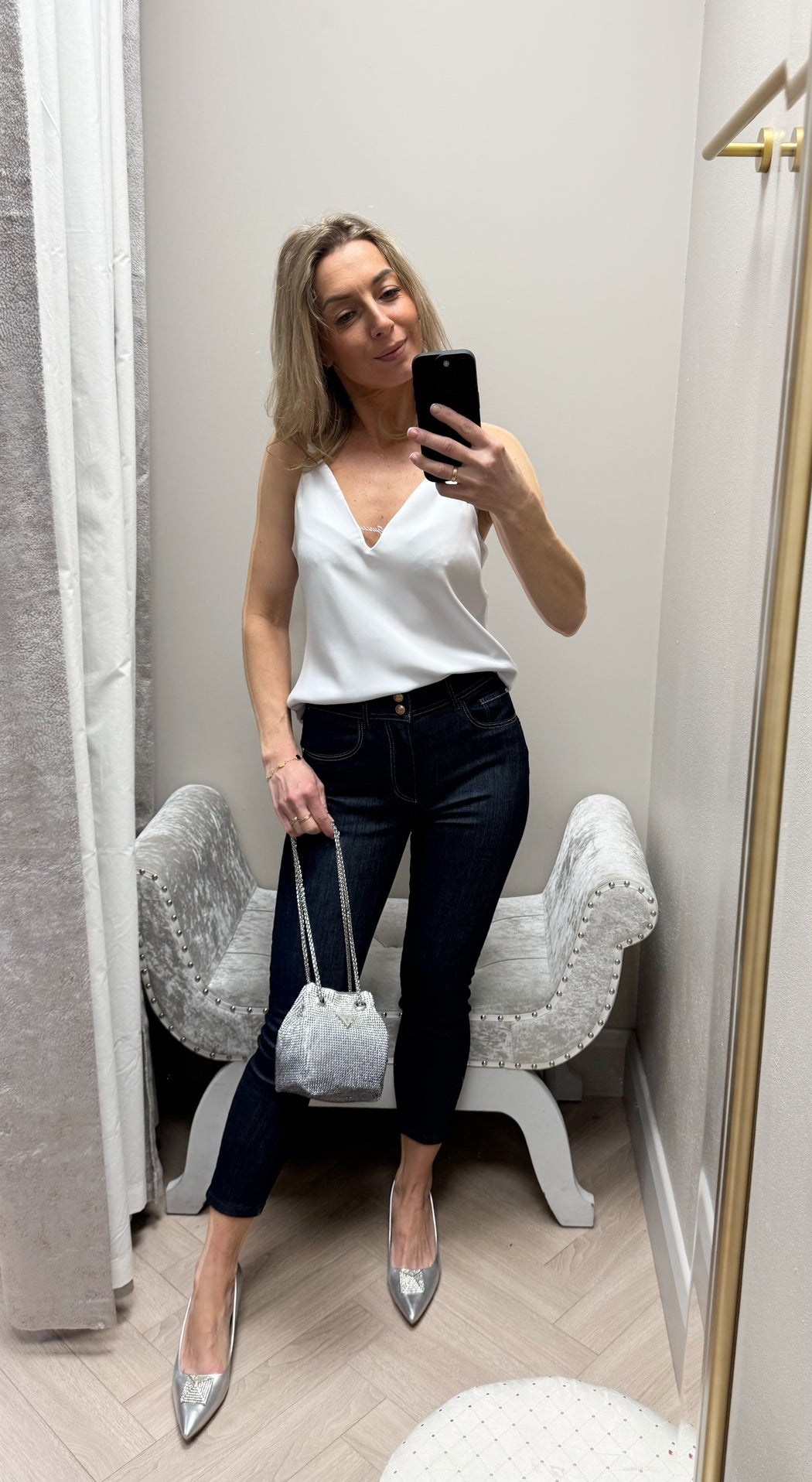 Guess shape up Capri skinny jeans W5GA80D5B43