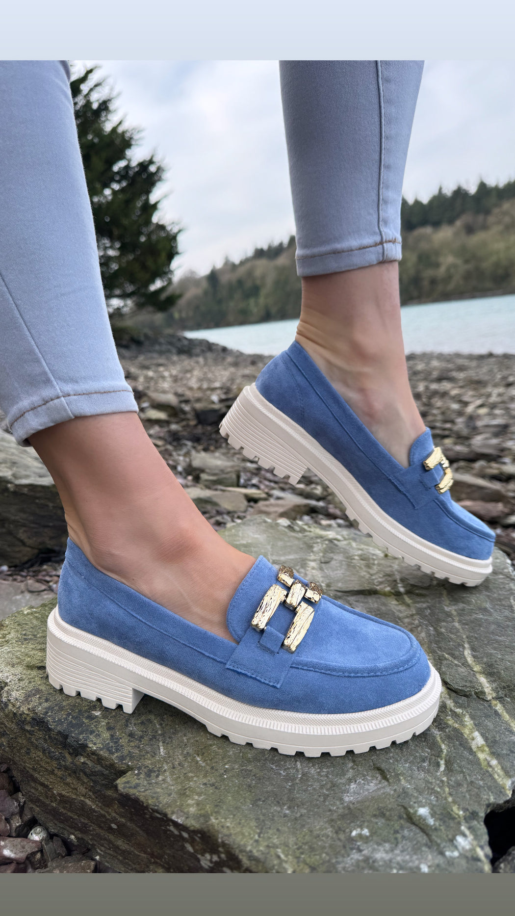 Chillink one aqua  loafer