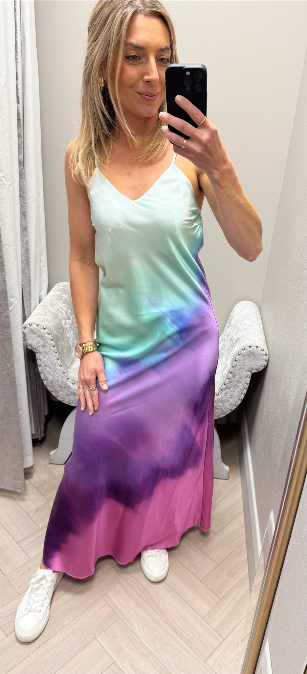Lexi satin slip dress