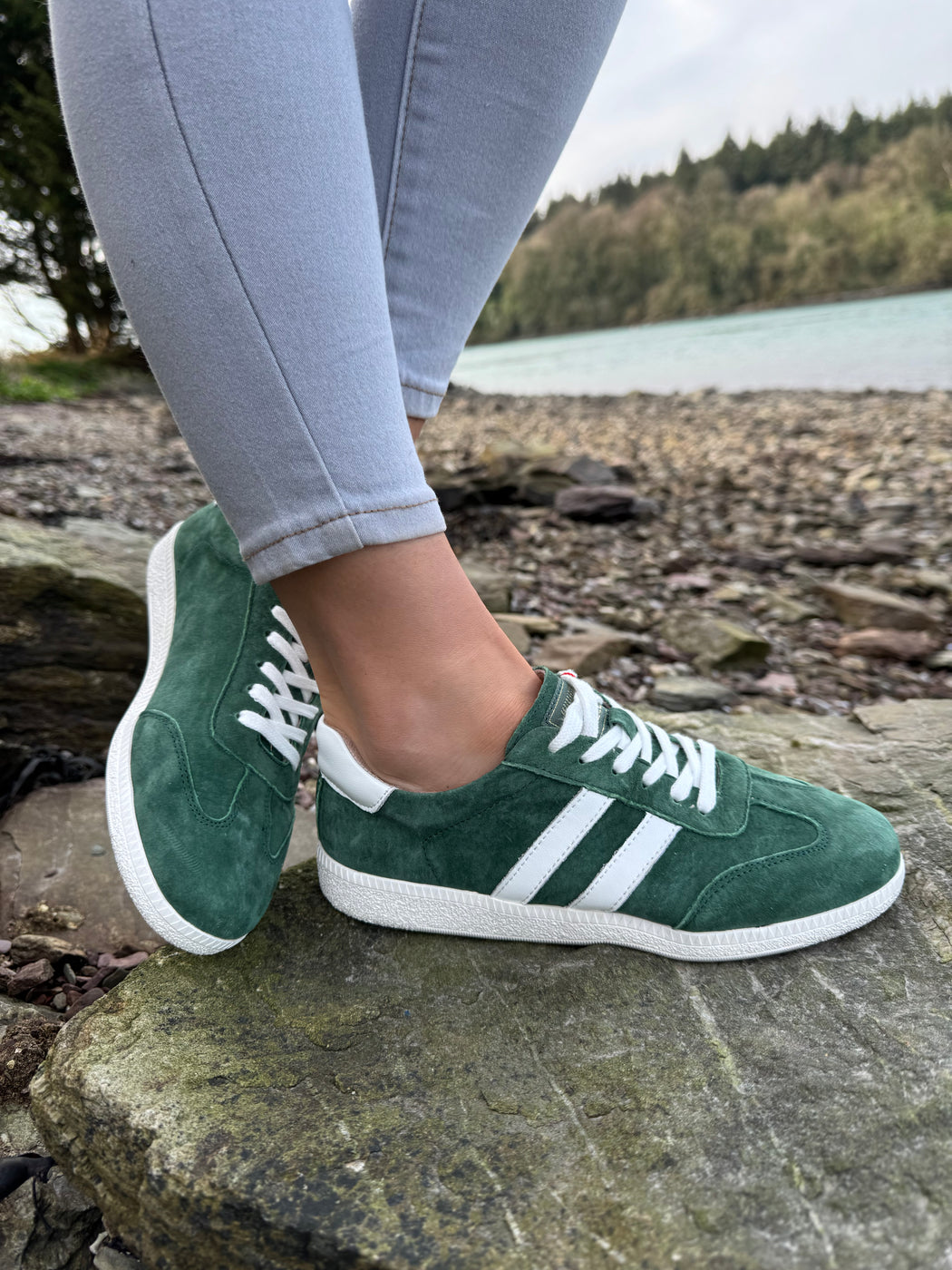 Fifty three moss green sneaker
