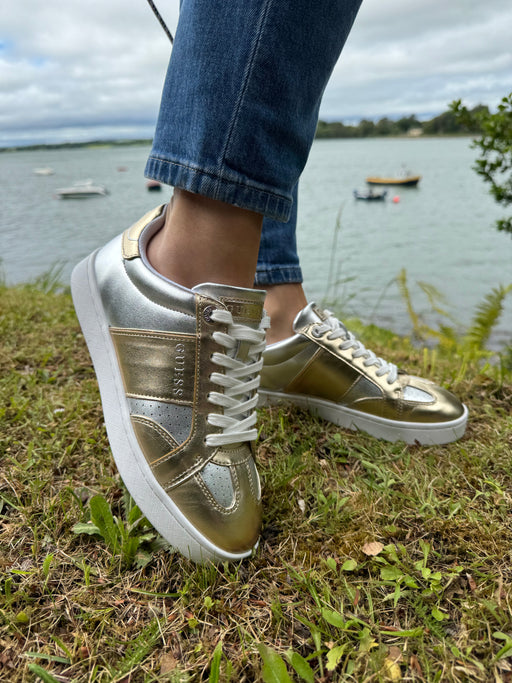 Guess gold sneakers fljr12lel12
