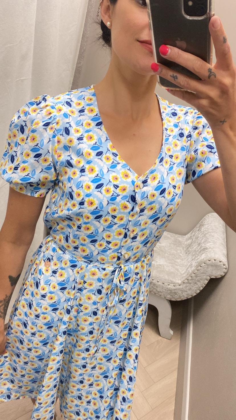 Gemma Dress Blue