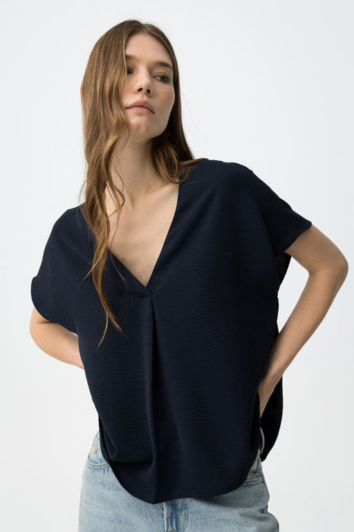 Maxine navy top