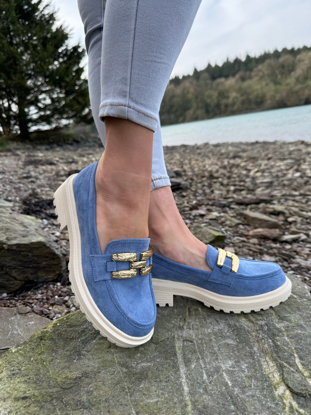 Chillink one aqua  loafer