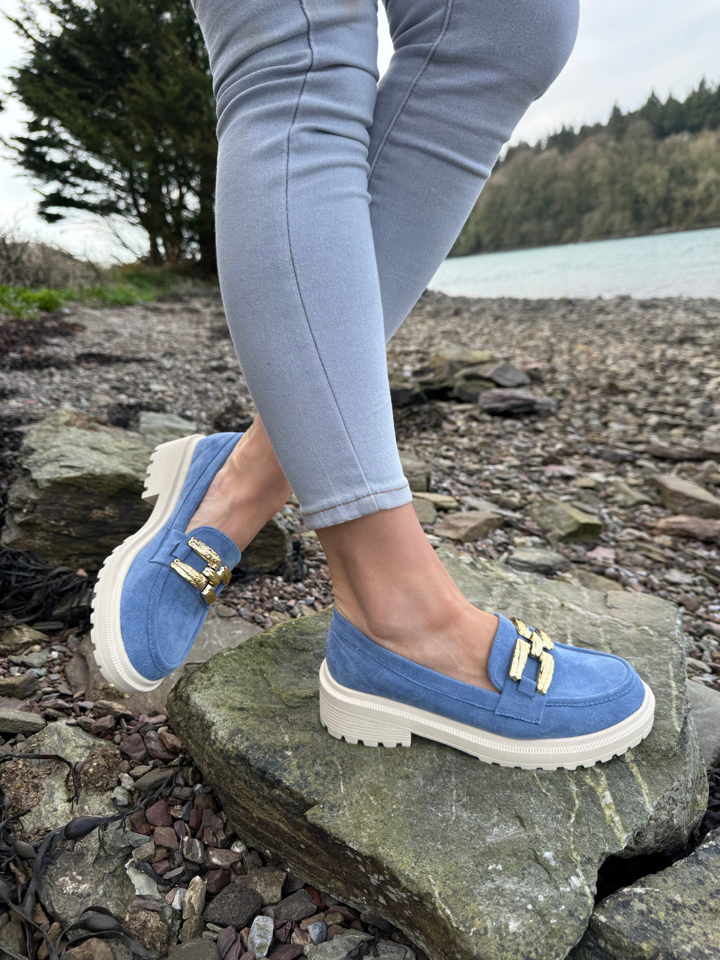 Chillink one aqua  loafer