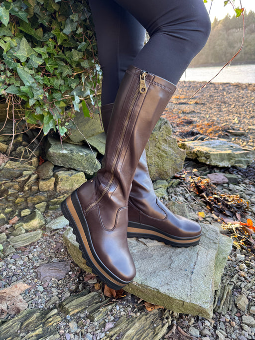 Bildale Chocolate Wedge Boots