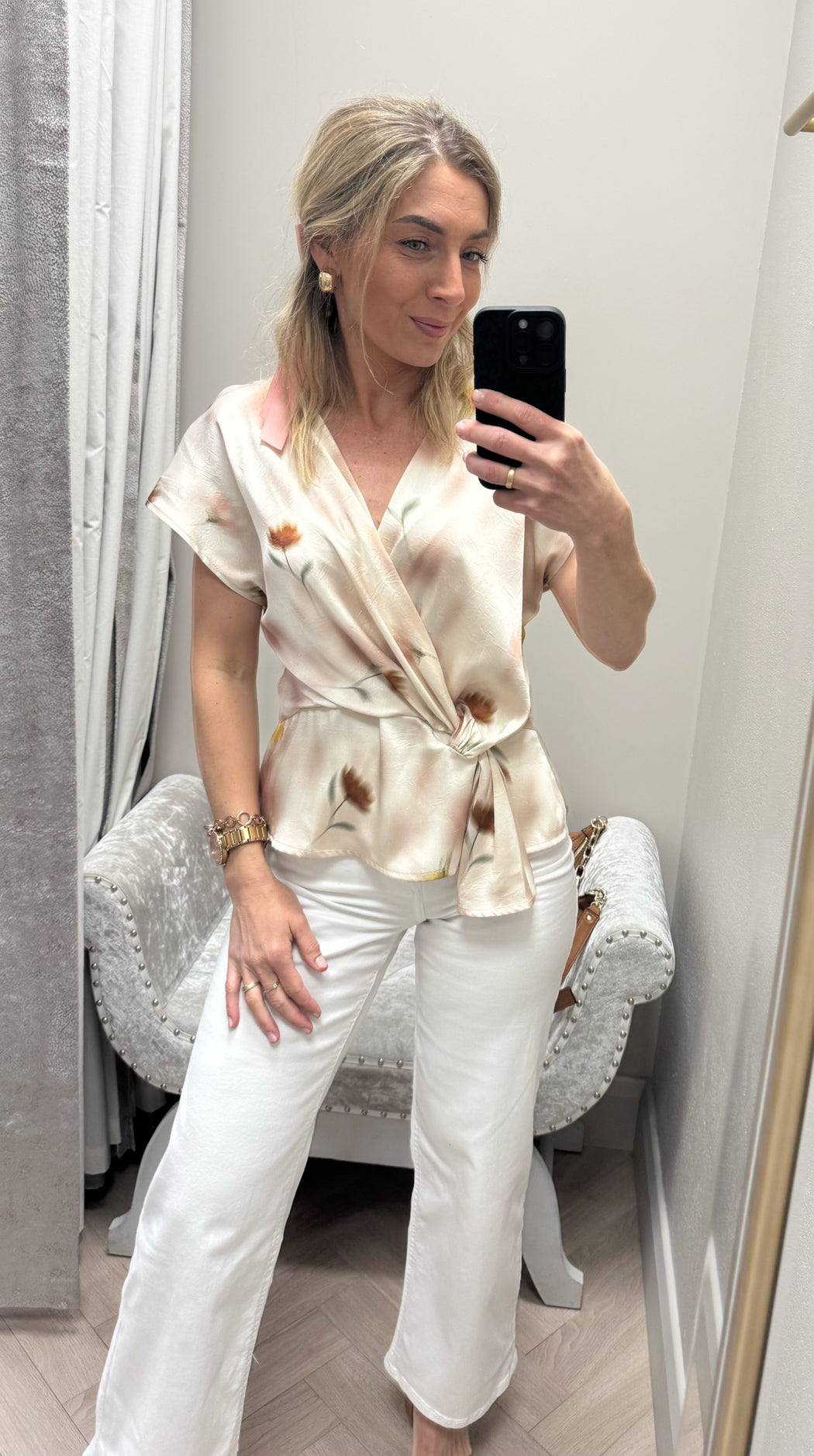 Sylvia wrap top