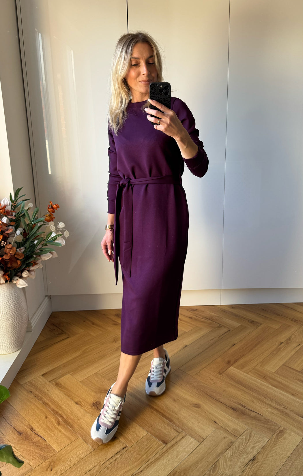 Lynette Dress Plum