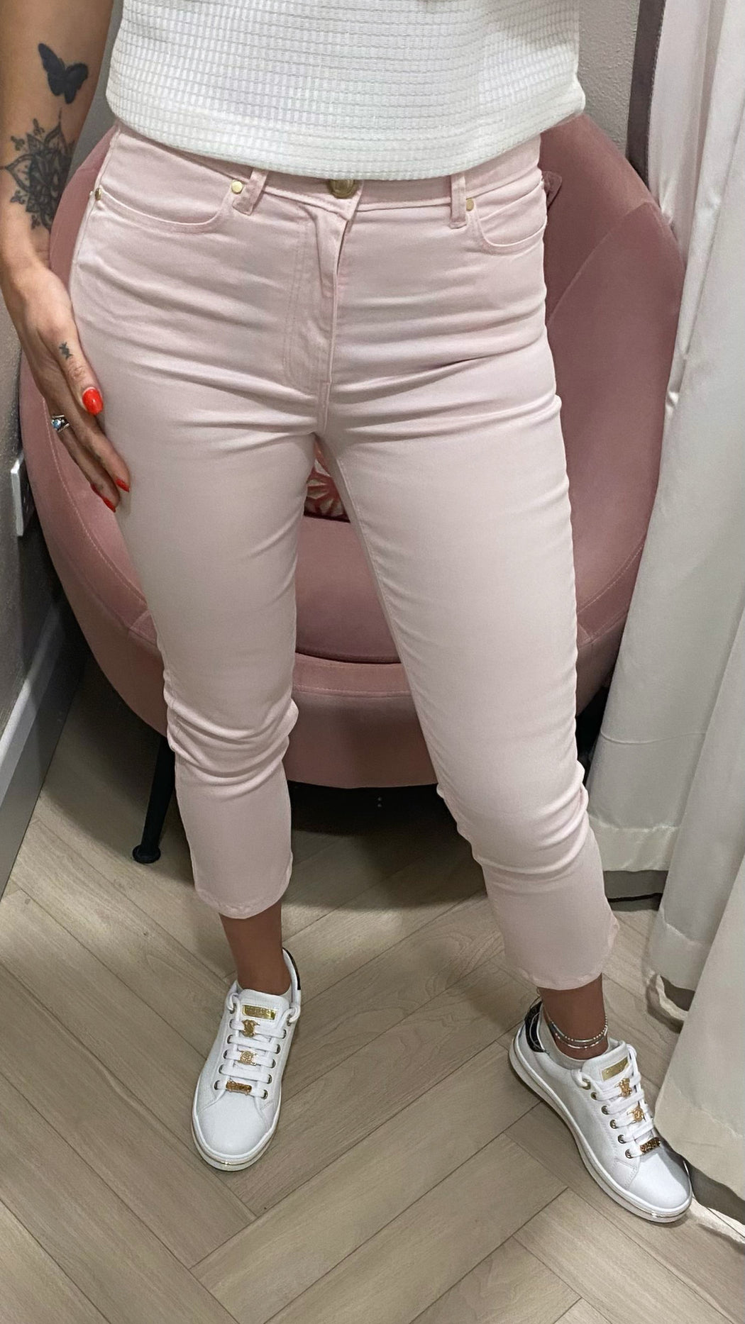 W5GA91W93CM guess 1981 skinny high rise capri jeans