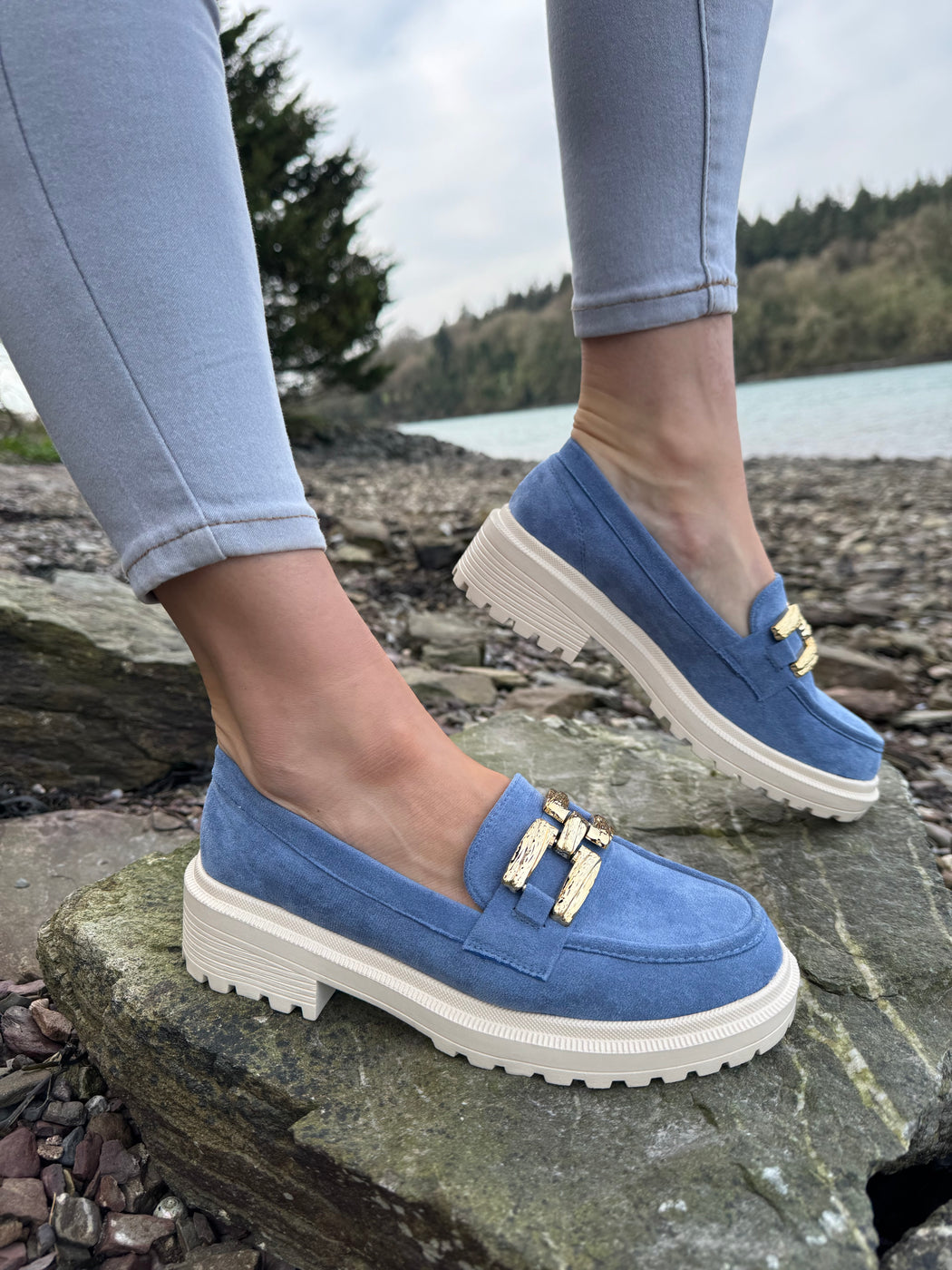 Chillink one aqua  loafer
