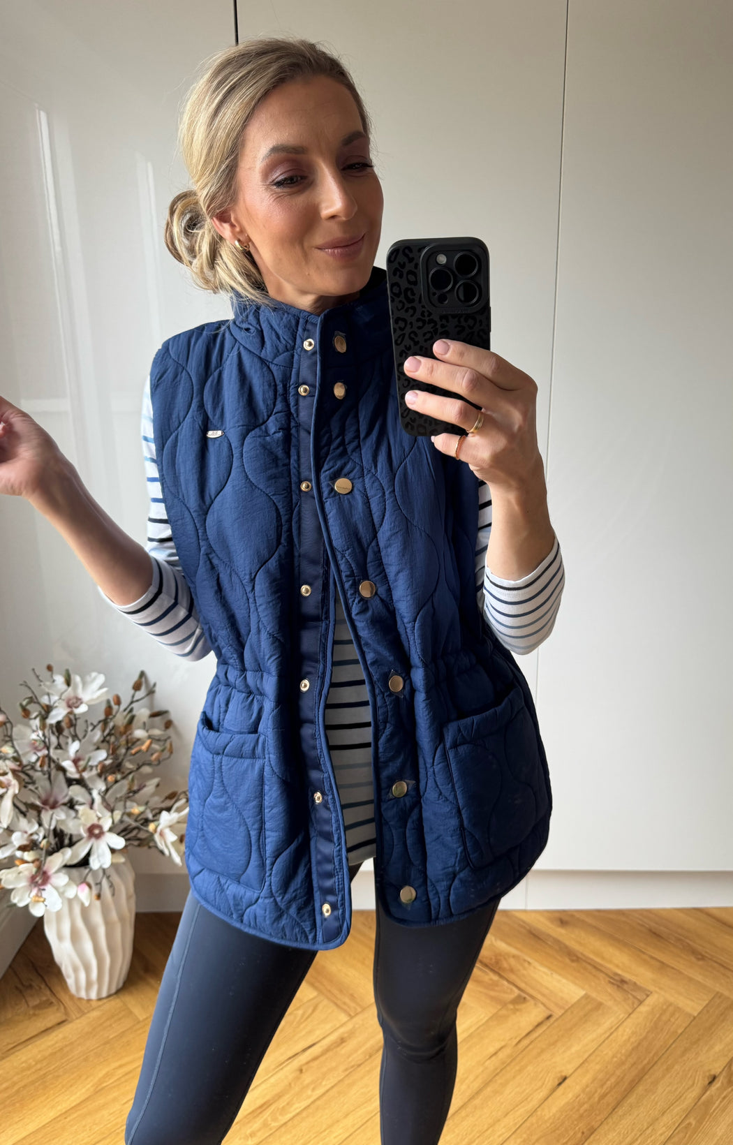 Mandy Gilet Blue
