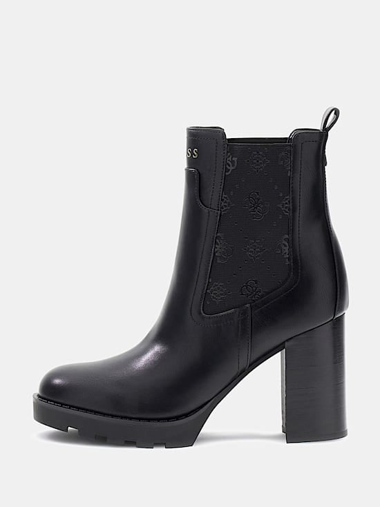 Guess Black Logo Boots FLFNLLELE10