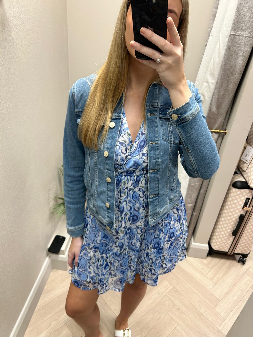 Trudy blue denim jacket