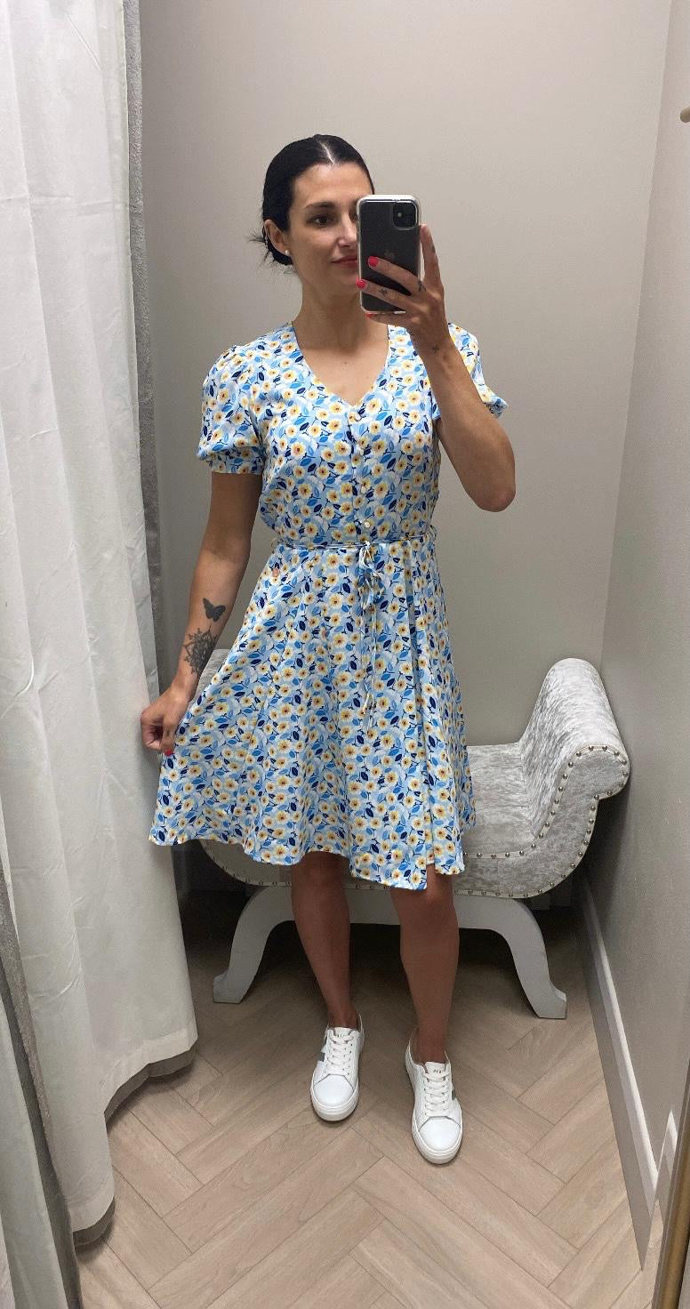 Gemma Dress Blue