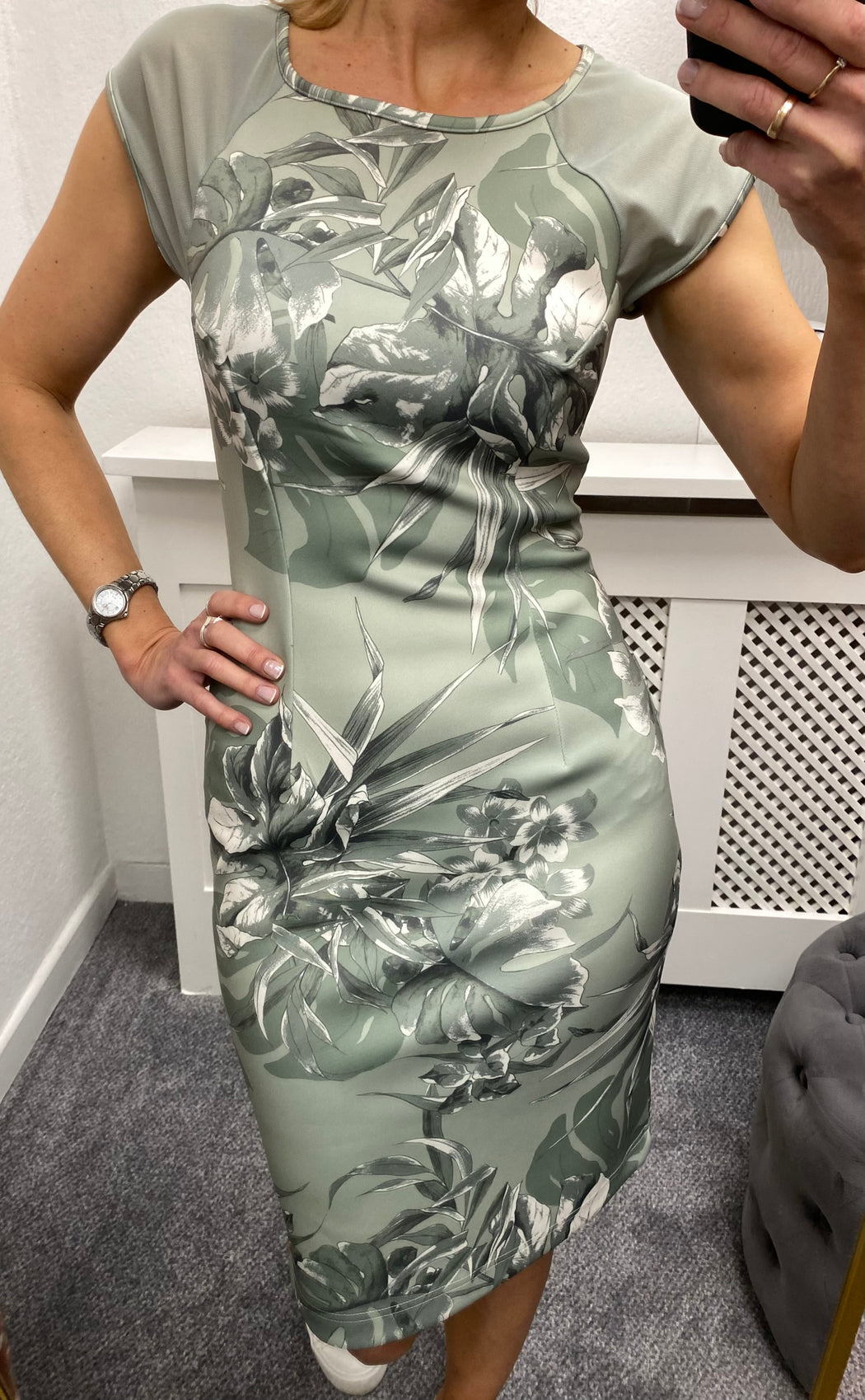 W3YK64K9UN2 guess scuba bodycon dress