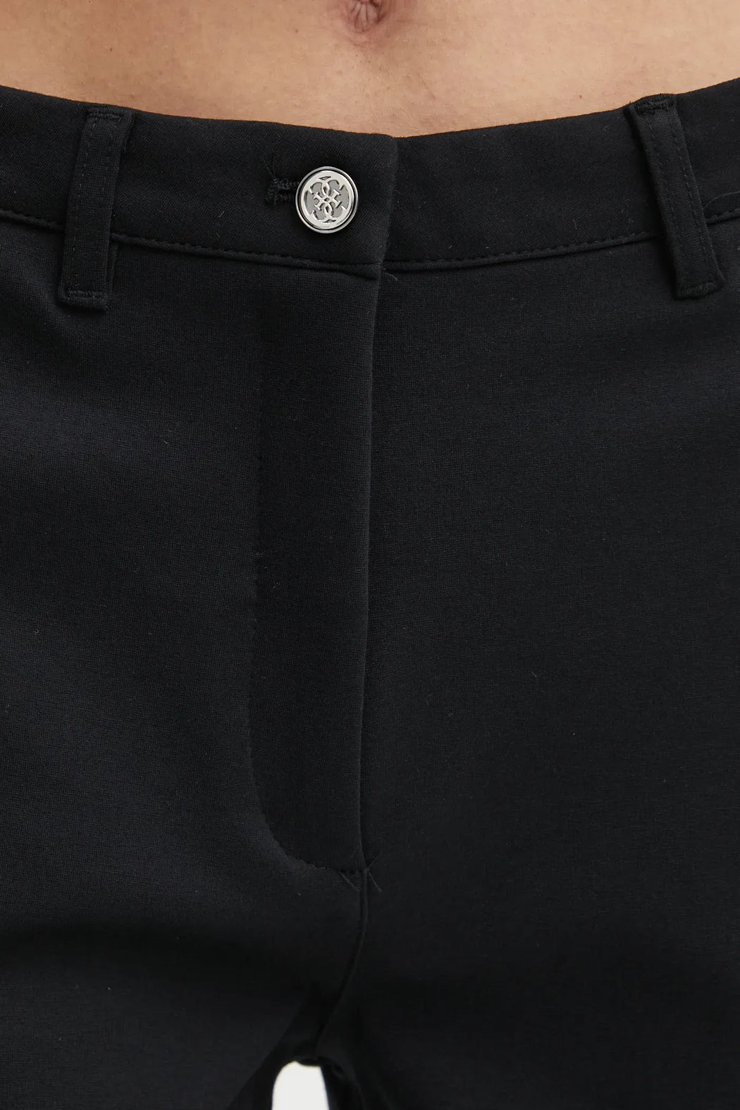 Black guess zoe pants W5RB30KCMU2