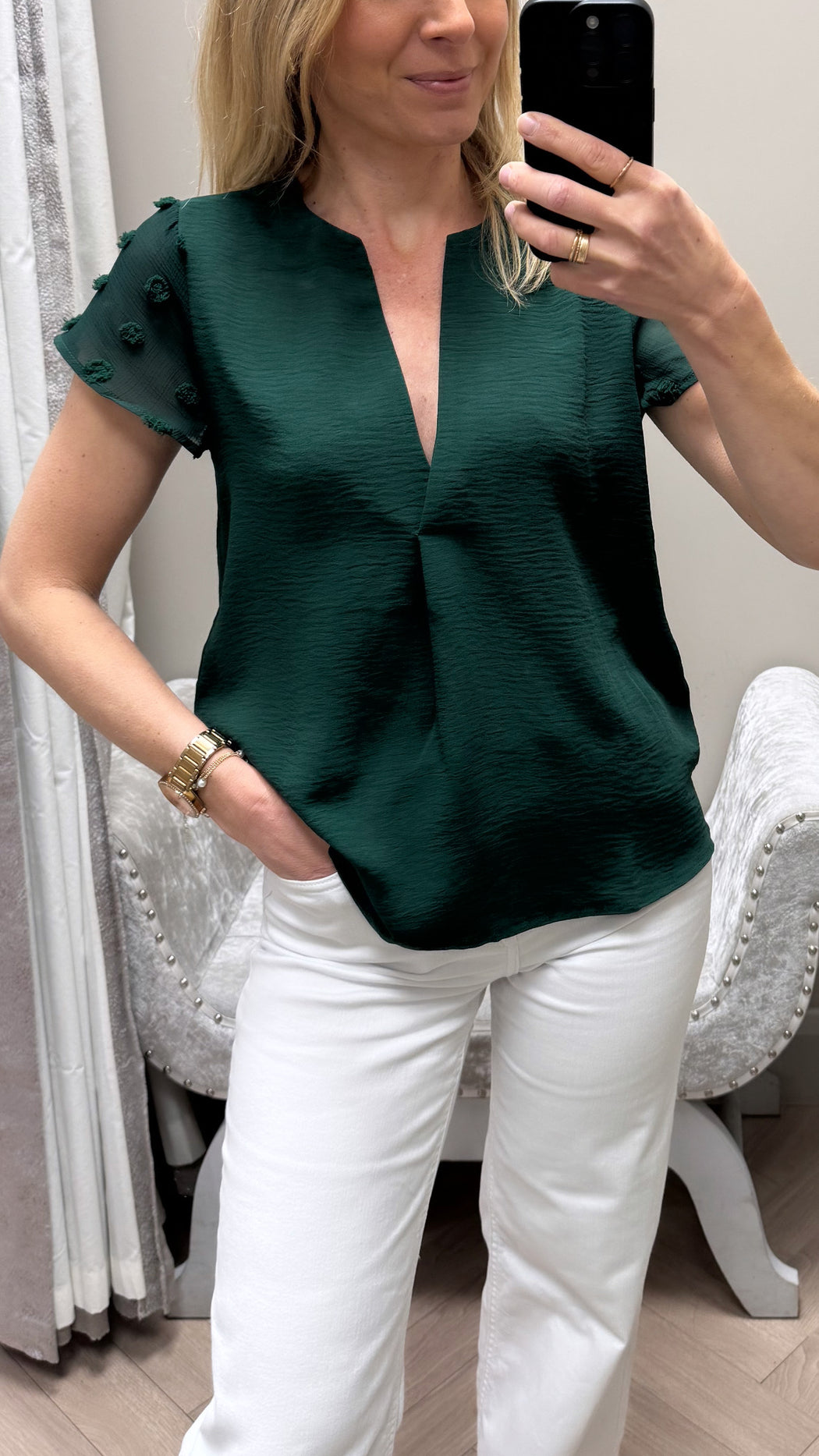 Nony bottle green top