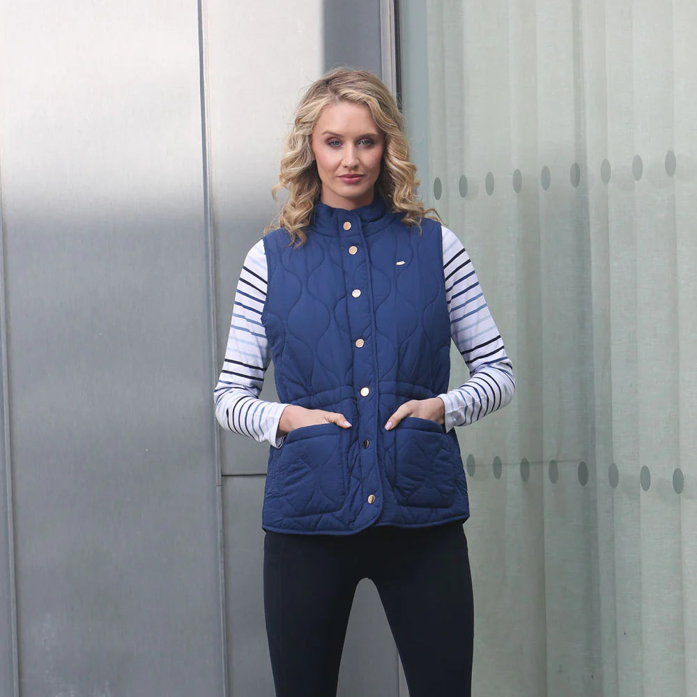 Mandy Gilet Blue