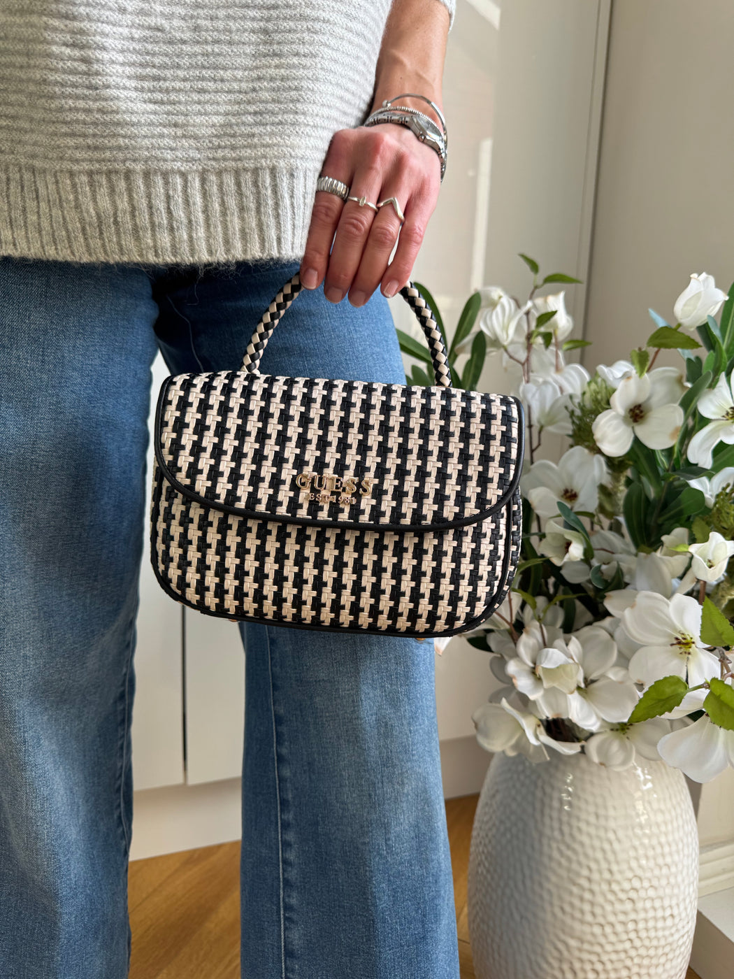 Guess Black Multi MIREMA Bag. WG963120