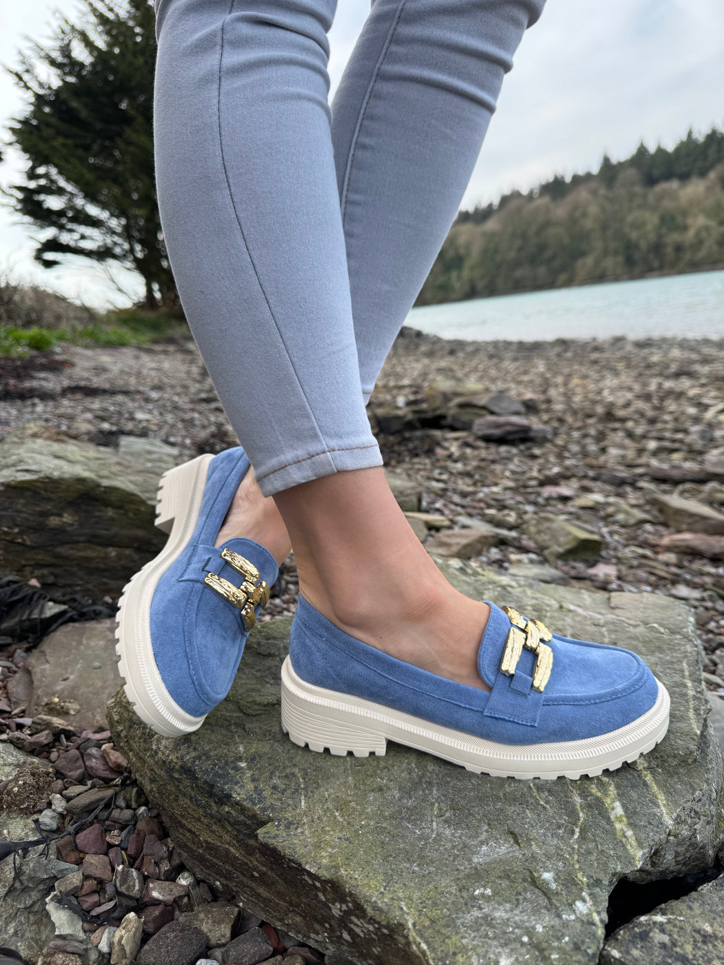 Chillink one aqua  loafer