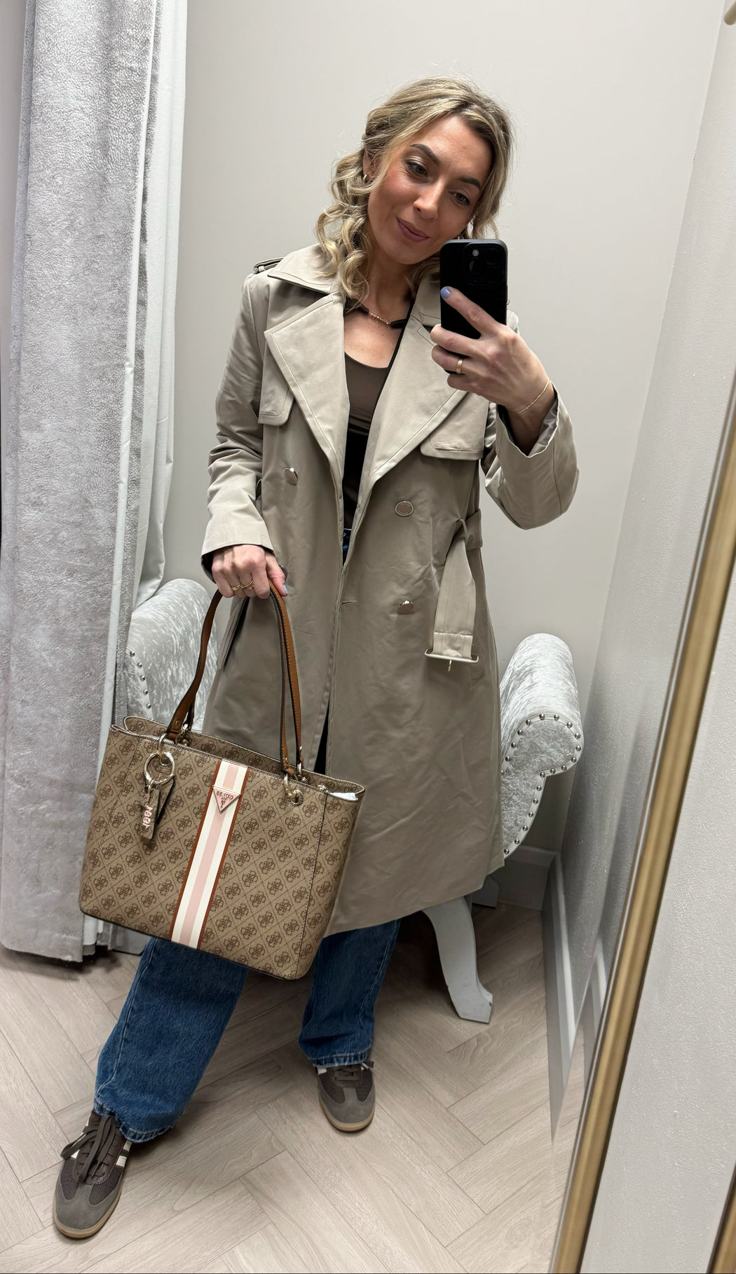 Guess latte logo noelle shoulder bag SS787925