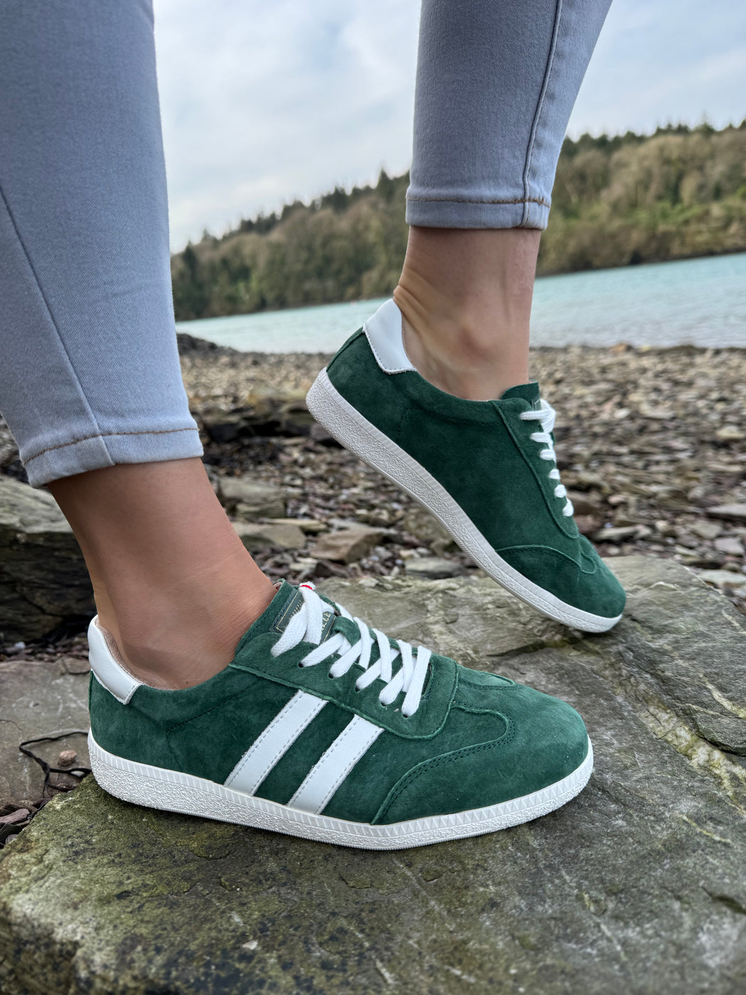 Fifty three moss green sneaker