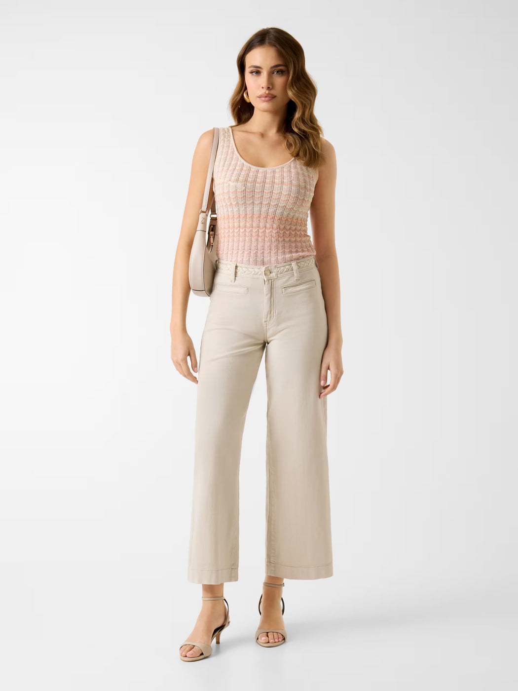 Zoya cream guess cropped jean w6gb15w1886-a115