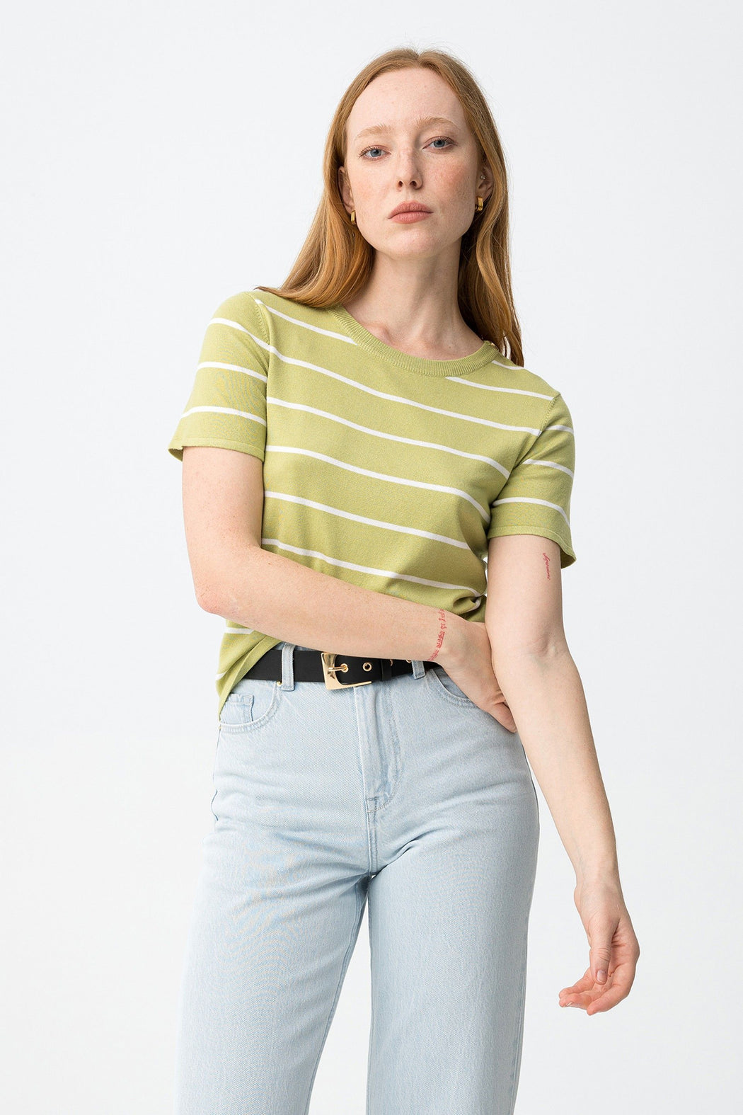 Rufina lime knit