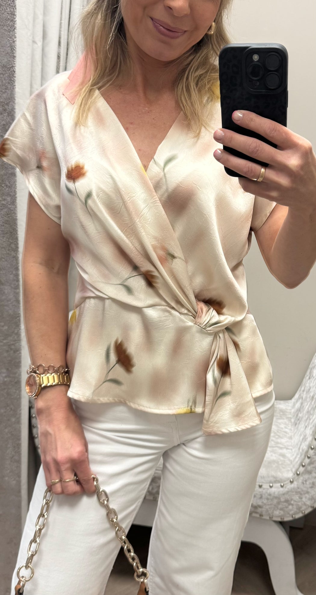 Sylvia wrap top