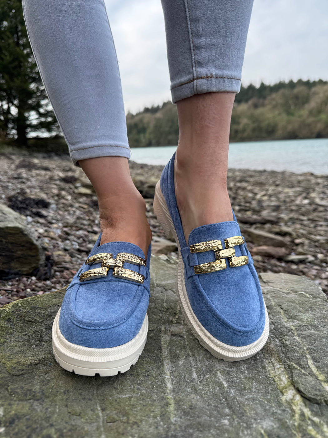 Chillink one aqua  loafer