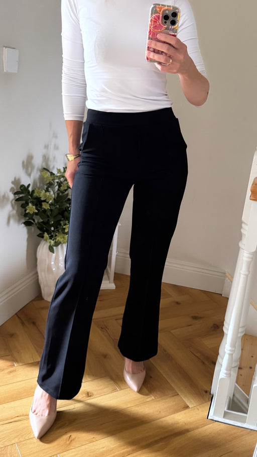 Black Yale trousers