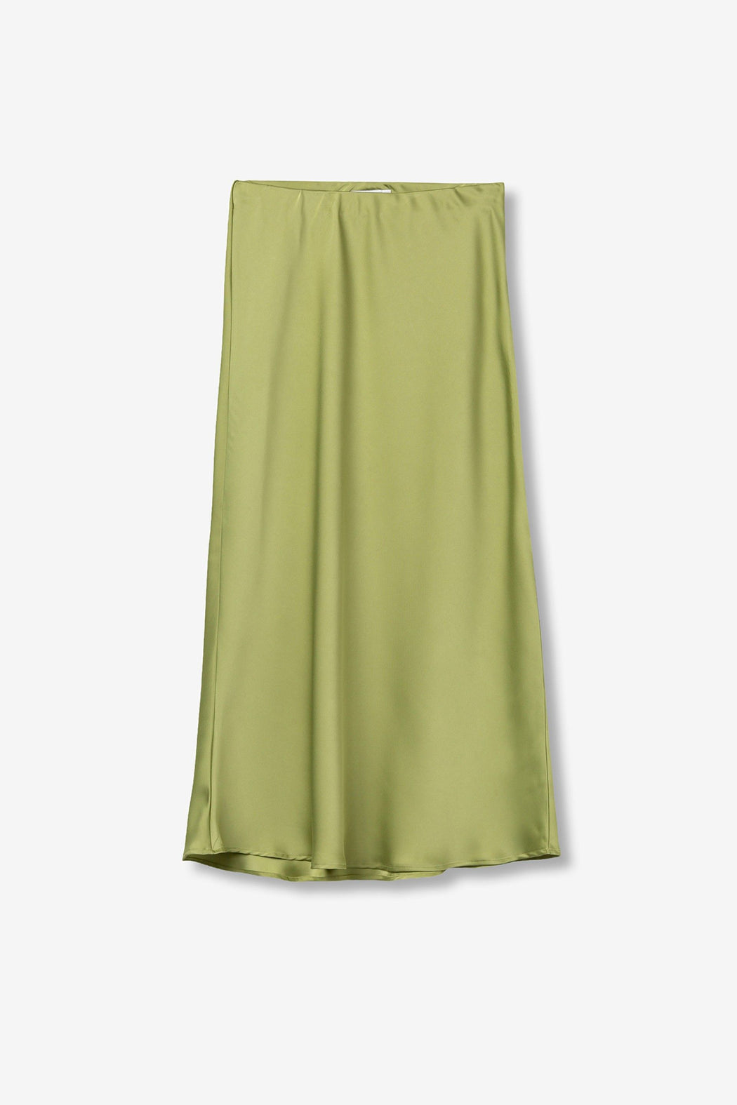 Kansas lime green midi skirt