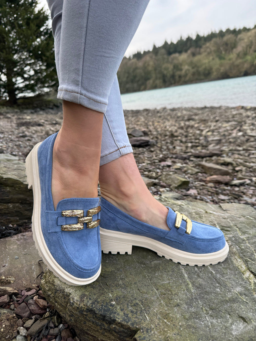 Chillink one aqua  loafer