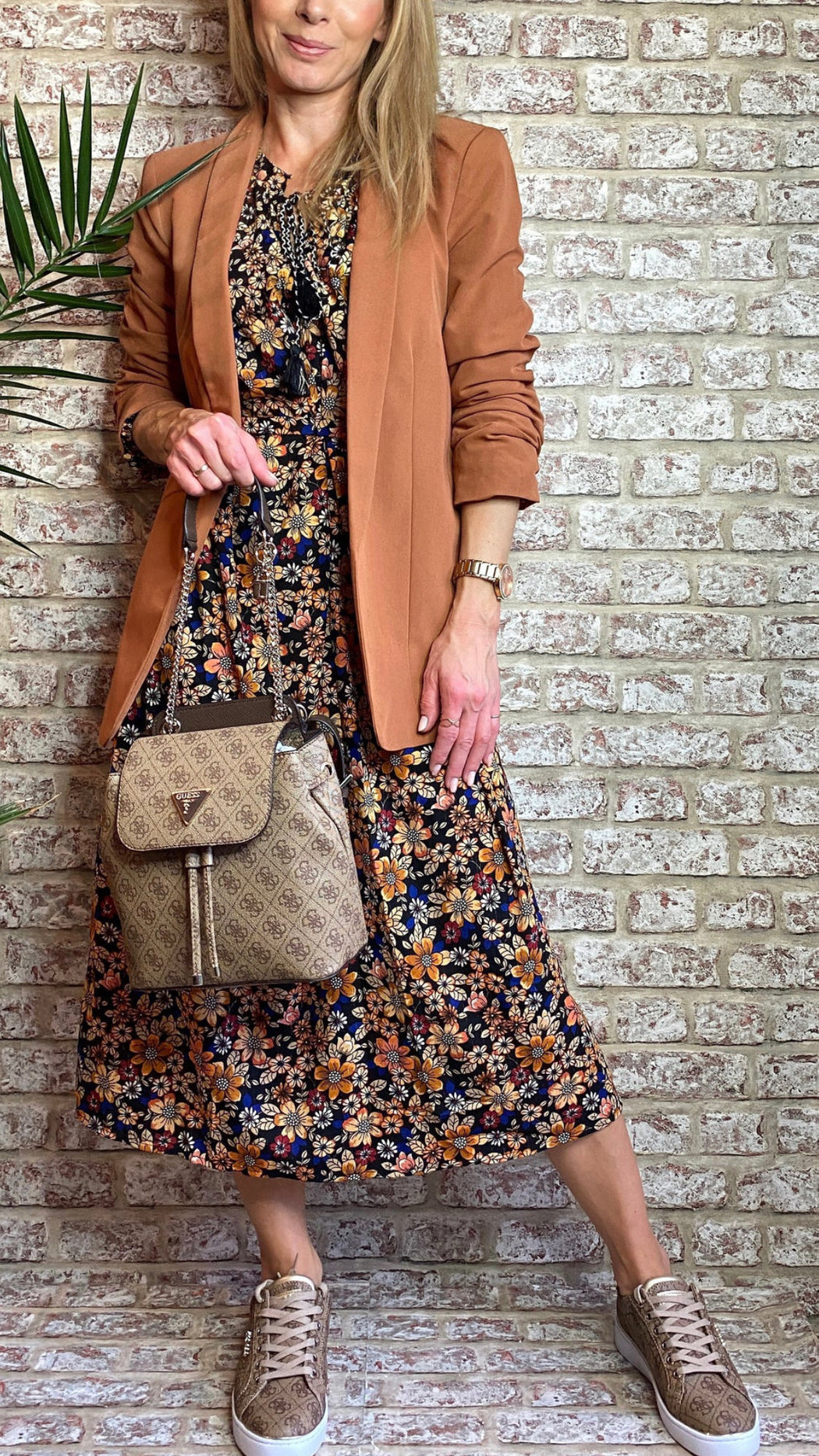 Drew traffic black print dress sale